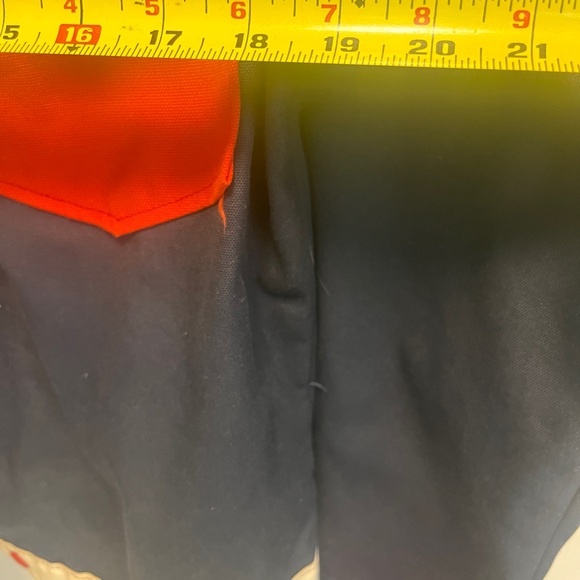 Vintage 60’s de Luxe Stylish Red and Black Women's Denim Jacket Sz 44 - Picture 4 of 6